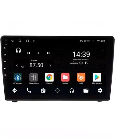 NaviPilot DROID10M штатная магнитола для Peugeot 407 2004-2010 на Android 10 с 4Gb, DSP, 4G