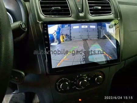 Штатная камера заднего вида Pleervox PLV-CAM-LOG для Renault Logan, Sandero 2014+
