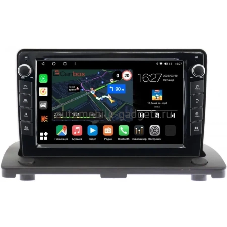 Штатная магнитола Volvo XC90 (2002-2014) (устанавливается наверх) Canbox M-Line 7821-9123 на Android 10 (4G-SIM, 2/32, DSP, IPS) С крутилками