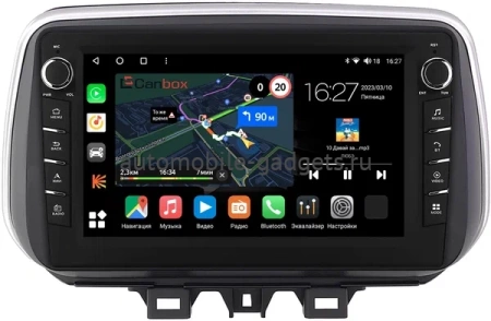 Hyundai Tucson 3 2018-2021 Canbox M-Line 7835-10-0609 на Android 10 (4G-SIM, 2/32, DSP, QLed) С крутилками