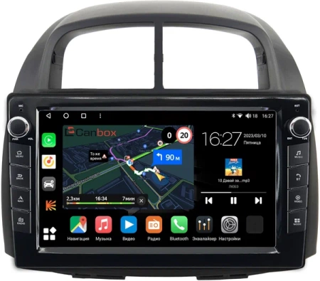 Штатная магнитола Daihatsu Boon, Sirion 2 (M3) 2004-2010 Canbox M-Line 7825-1075 на Android 10 (4G-SIM, 2/32, DSP, QLed) С крутилками