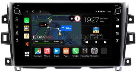 Nissan Navara (Frontier) 4 (D23) 2014-2024 Canbox M-Line 7805-10-1116 на Android 10 (4G-SIM, 2/32, DSP, QLed) С крутилками