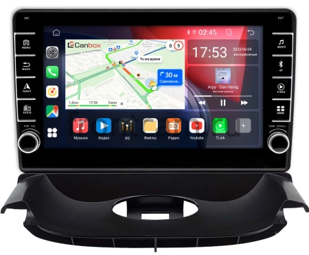 Peugeot 206 1998-2012 (черная, Тип 2) Canbox BGT9-0300 2/32 Android 10 (IPS, DSP, CarPlay)
