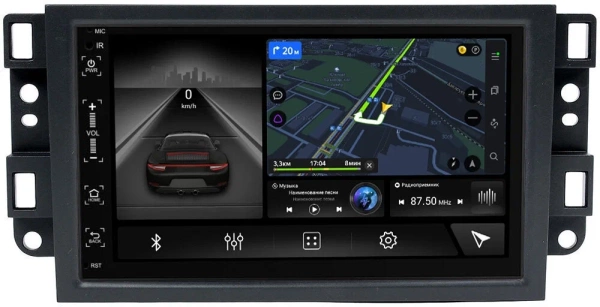 Магнитола в штатное место 2 din Daewoo Winstorm 2006-2011 Canbox M-Line 5511-RP-CVLV-58 на Android 10 (4G-SIM, 2/32, DSP, IPS)
