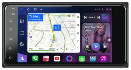 FarCar S500 (BM071) штатная магнитола для Toyota (универсальная 200*100) на Android 14 c 4GB, DSP, CarPlay, 4G