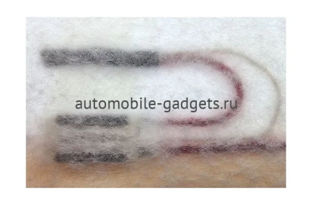 Комплект подогрева одного сидения с прямоугольной кнопкой Ksize ZG2