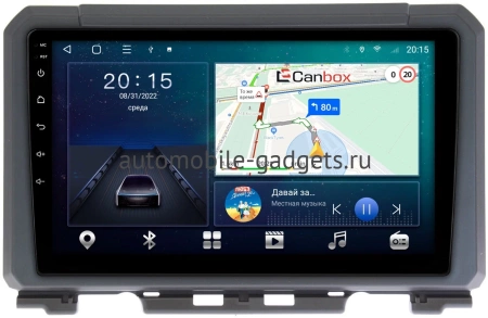 Suzuki Jimny 4 2018-2024 Canbox L-Line 4169-9216 на Android 10 (4G-SIM, 2/32, TS18, DSP, QLed)