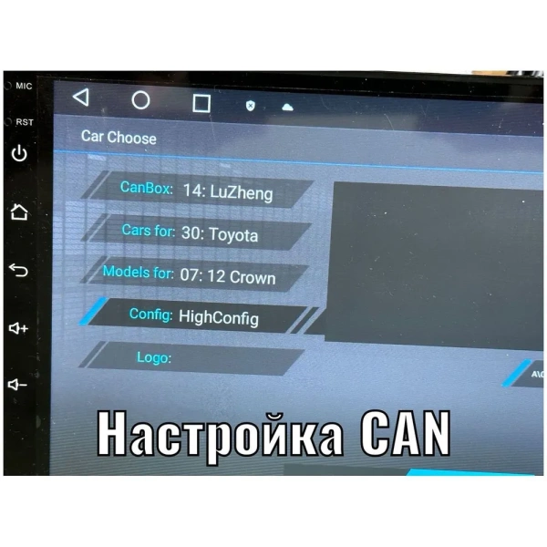 Штатная магнитола Lexus GX 460 2009-2013 (Тип A, can LZ) Canbox RS10-3221 1.5/32 на Android 10 (IPS, DSP, CarPlay)