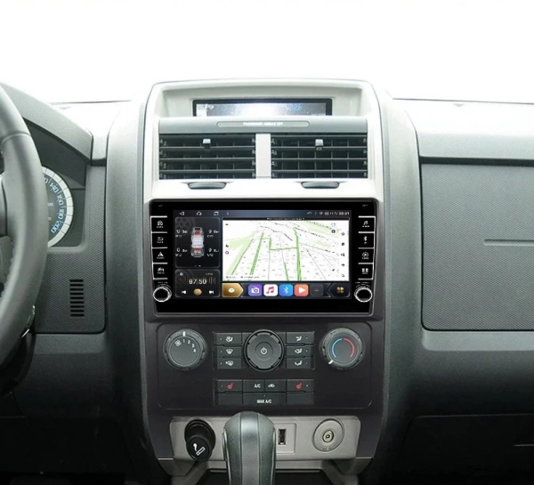Carmedia SF-9014-N (крутилки) штатная магнитола для Ford Escape, Mazda Tribute (2007-2012), Mercury Mariner 2008-2010 на Android 12 c 4GB, DSP, 4G