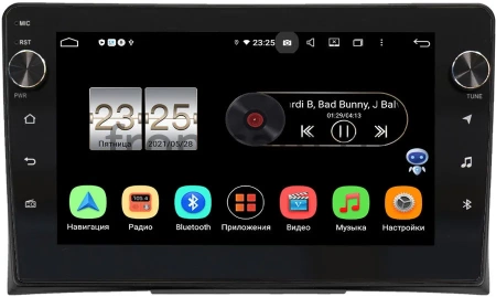 Штатная магнитола Volkswagen Multivan T5 2003-2015 Canbox BPX409-VW074N на Android 10 (4/32, DSP, IPS, с крутилками)