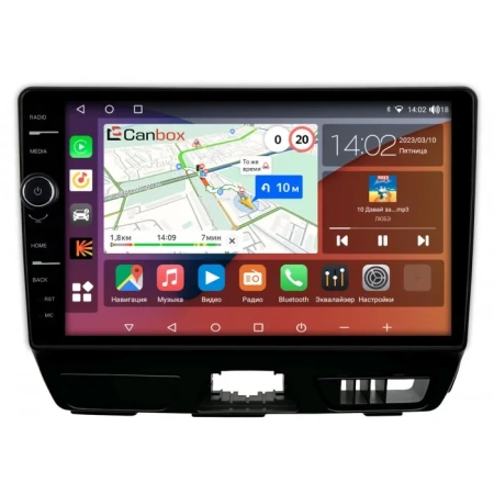 Hyundai Veloster 2 2018-2022 Canbox H-Line 7844-9-278 на Android 10 (4G-SIM, 6/128, DSP, QLed)
