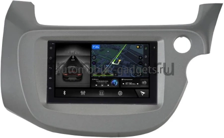 Honda Fit 2 2007-2014 (правый руль) серебро Canbox M-Line 5511-RP-11-671-274 на Android 10 (4G-SIM, 2/32, DSP, IPS)
