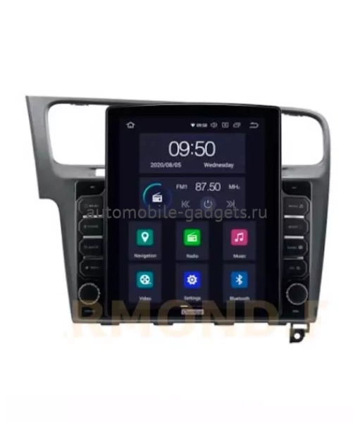 Carmedia OL-1907-12-D ("Тесла-стиль") магнитола для Volkswagen Golf 7 2013-2019 на Android 10 с 4Гб  и DSP