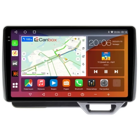 Штатная магнитола Honda N-BOX 2, N-WGN 2 2019-2022 Canbox H-Line 2K 4183-10-314 на Android 10 (4G-SIM, 4/64, DSP, QLed)