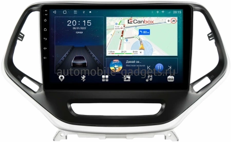 Jeep Cherokee 5 (KL) 2013-2024 Canbox L-Line 4170-10-811 на Android 10 (4G-SIM, 2/32, TS18, DSP, QLed)