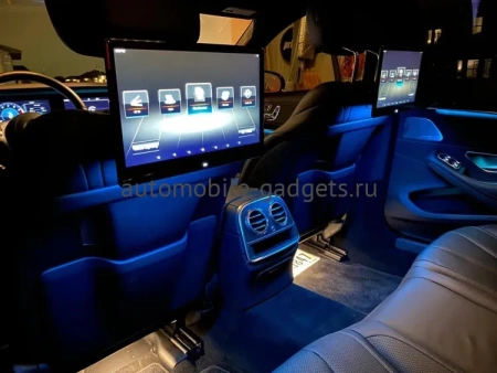 ERGO ER1250BL навесной монитор на подголовник на Android 14 с дублированием экрана ERGO ER1250BL навесной монитор на подголовник на Android 14 с дублированием экрана