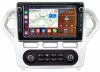 Штатная магнитола Ford Mondeo 4 2006-2010 (серебро, Тип 1) Canbox H-Line 7827-1016 встроенный климат на Android 10 (4G-SIM, 4/64, DSP, QLed) С крутилками