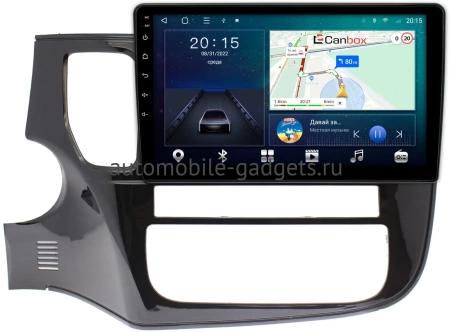 Штатная магнитола Mitsubishi Outlander 3 2012-2024 Canbox L-Line 4170-10-493 на Android 10 (4G-SIM, 2/32, TS18, DSP, QLed)