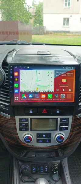 Штатная магнитола Hyundai Santa Fe 2 2005-2012 Canbox EVO 2K 5815-9052 на Android 14 (4G-SIM, 6/128, DSP, QLed, AI, 360)