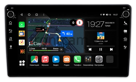 Штатная магнитола Opel Astra G 1998-2009 (устанавливается наверх) Canbox M-Line 7801-9-0026 на Android 10 (4G-SIM, 2/32, DSP, IPS) С крутилками