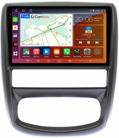 Штатная магнитола Canbox H-Line 2K 4180-9275 для Renault Duster 2010-2015 (матовая) на Android 10 (4G-SIM, 4/32, DSP, QLed)