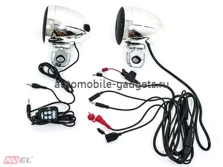 Аудиосистема для мотоцикла AVS350MPCH (AVS350MP хром)