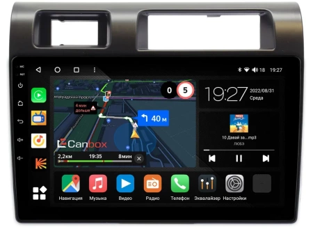 Штатная магнитола Canbox M-Line 4544-9286 для Toyota Land Cruiser 70 2007-2022 на Android 10 (4G-SIM, 2/32, DSP, QLed)