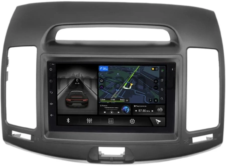 Магнитола в штатное место 2 din Hyundai Elantra 4 (HD) 2006-2011 (серая) Canbox 2/32 на Android 10 (GT7-RP-11-065-235) (IPS, DSP, CarPlay)