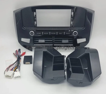 Carmedia KP-M1207FW-OL-1053-Q Штатный монитор 12.3" для Mitsubishi Pajero IV 2006+ на Android 12 c 6Gb, DSP, 4G Audi Style