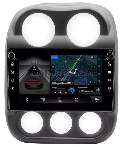 Jeep Compass, Liberty (Patriot) 2009-2016 Canbox M-Line 7805-10-810 на Android 10 (4G-SIM, 2/32, DSP, QLed) С крутилками