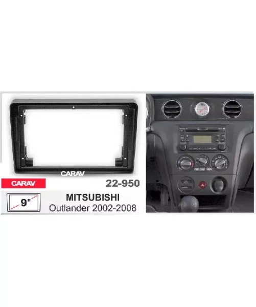 CARAV 22-950 Переходная рамка 9" для MITSUBISHI Outlander 2002-2008