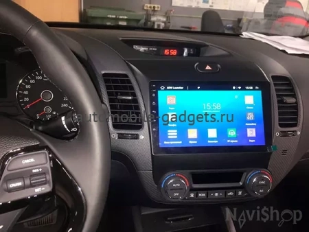 NaviPilot DROID10 ULTRA MAX 360 штатная магнитола для Kia Cerato 2013-2018 на Android 10 с 8Gb, DSP, 4G