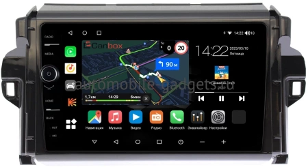 Штатная магнитола Toyota Fortuner 2 2015-2024 Canbox M-Line 7840-9106 Android 10 (4G-SIM, 2/32, DSP, QLed)