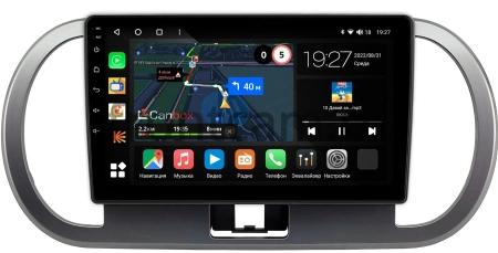 Nissan Moco 2 2006-2011 (темно-серая) Canbox M-Line 4544-9-1730 на Android 10 (4G-SIM, 2/32, DSP, QLed)