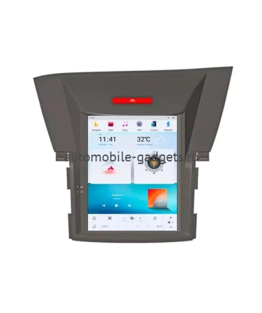 Carmedia ZF-1091-L/H-Q6 ("Тесла-стиль") штатная магнитола для Honda CR-V (2012-2016) на Android 11 с 8GB, DSP, 4G