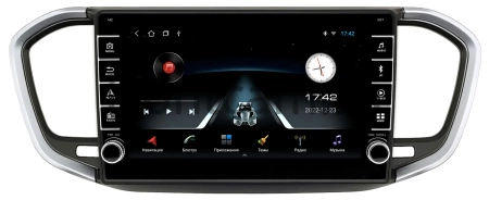 Штатная магнитола Canbox BGT9-1290 для Lada Vesta (NG), Aura 2024-2025 (вставка серебро) на Android 10 (IPS, DSP, CarPlay)
