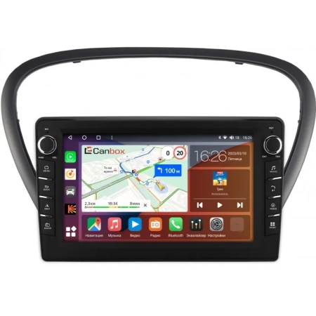 Peugeot 607 2004-2010 Canbox H-Line 7832-9-6060 Android 10 (4G-SIM, 4/32, DSP, IPS) С крутилками