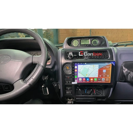 Штатная магнитола INCAR ARN-7709-4 Lite-RTY-FC701 для Toyota Land Cruiser Prado 90 1996-2002 на Android 14, 4+64Gb, 9" IPS 1280*720, DSP, wi-fi, BT, FAN