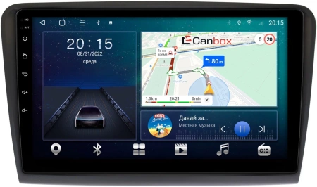 Штатная магнитола Skoda Superb 2 (B6) 2008-2015 Canbox L-Line 4295-1085 на Android 10 (4G-SIM, 6/128, TS18, DSP, QLed)