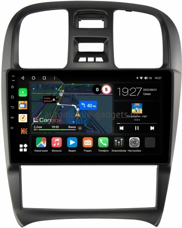 Hyundai Sonata 4 (EF) 2001-2012 (левый руль) Canbox M-Line 4544-9-268 на Android 10 (4G-SIM, 2/32, DSP, QLed)