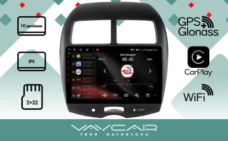 Магнитола Vaycar 10L для CITROEN C4 AirCross 2010-2015 (Андроид, 2+32Гб)