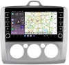 Kuberg OL-9201-M-RQ (крутилки) штатная магнитола для Ford Focus II (2004-2011) с кондиционером на Android 13 c 6GB, DSP, 4G