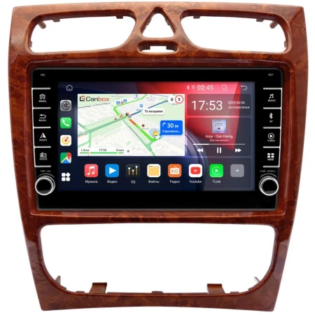 Штатная магнитола Mercedes-Benz C (w203), G (w463) 2000-2006 (дерево) Canbox BGT9-1441 2/32 Android 10 (IPS, DSP, CarPlay)