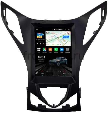 Hyundai Grandeur 5, Azera 2 2011-2016 (черная) Canbox (Tesla style) 9.7 дюймов 2/32 GT096-1312-105 на Android 10 (QLed, DSP, CarPlay)