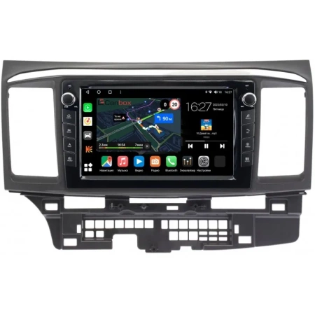 Штатная магнитола Mitsubishi Lancer 10 2007-2017 Canbox M-Line 7821-9-MI113N на Android 10 (4G-SIM, 2/32, DSP, IPS) С крутилками
