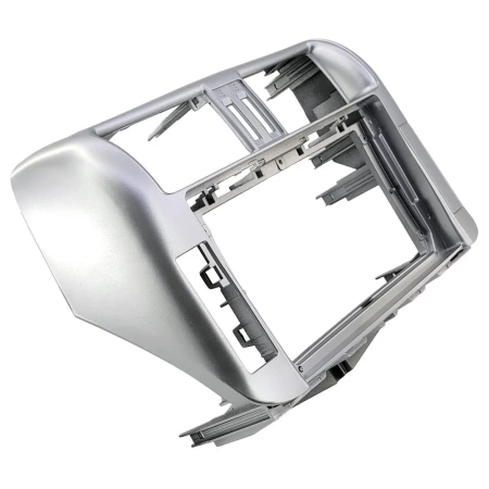 Штатная магнитола Canbox M-Line 5610-9003 для Toyota Land Cruiser Prado 150 2009-2013 (серебристая, для авто с усилителем) на Android 10 (4G-SIM, 2/32, DSP, QLed, Tesla)