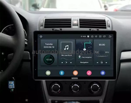 Carmedia OL-1920-2D-RLX (вертикально-поворотный экран) магнитола для Skoda Octavia A5 (2004-2013) на Android 10 с 4Гб, DSP