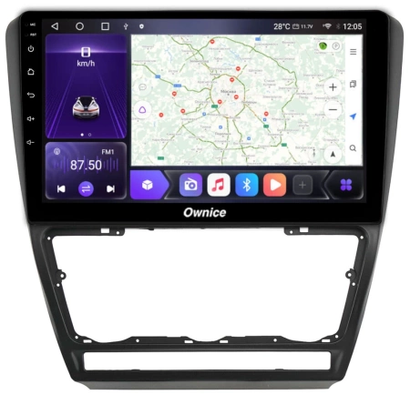 Carmedia OL-1920-U Штатная магнитола для Skoda Octavia A5 (2004-2013) на Android 12 c 8GB, DSP, 4G