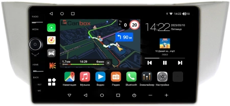 Canbox M-Line 7840-9161 Штатная магнитола для Toyota Harrier (XU30) 2003-2013 на Android 10 c 2GB, DSP, 4G