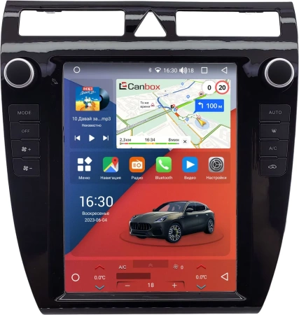 Штатное головное устройство Audi A6 (С5), RS6 (C5), S6 (C5) 1999-2004 Teyes TPRO 2 DS (Tesla style) 9.7 дюймов 4/64 RM-1312-143 на Android 10 (4G-SIM, DSP, QLed)